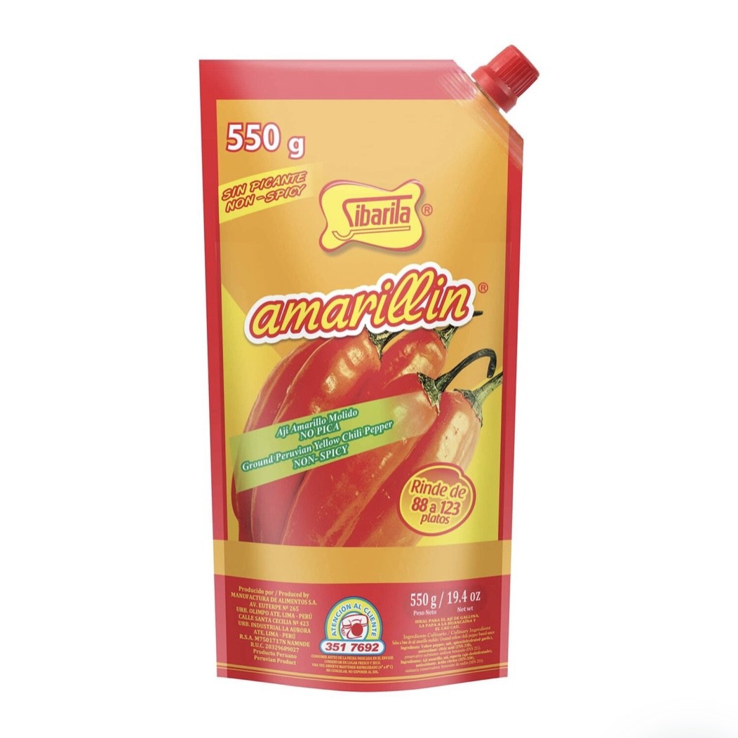 AJÍ AMARILLIN SIBARITA 550 g