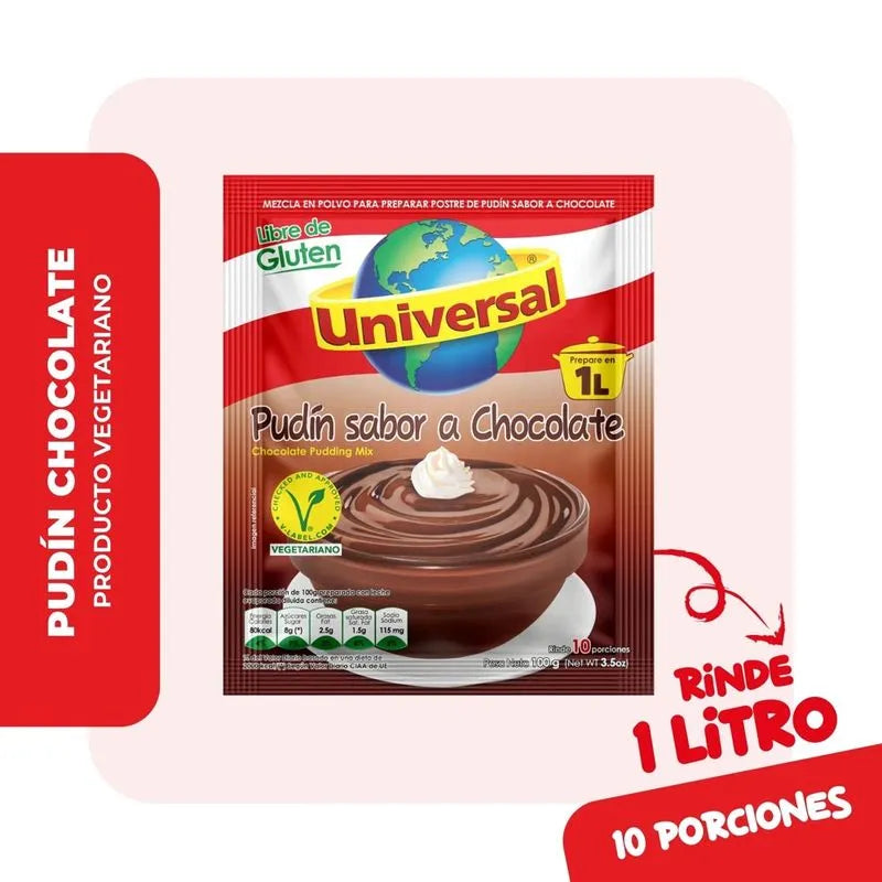 Pudín chocolate UNIVERSAL 1L
